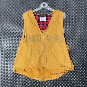 WESTERN FIELD HUNTER'S VEST VINTAGE 1950's MONTGOMERY WARD GAME POUCH SIZE LARGE